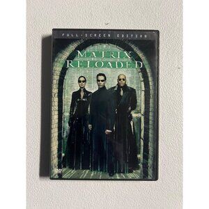 The Matrix Reloaded 2003 DVD Full-Screen Edition Sci-Fi Action Movie Pre-Owned